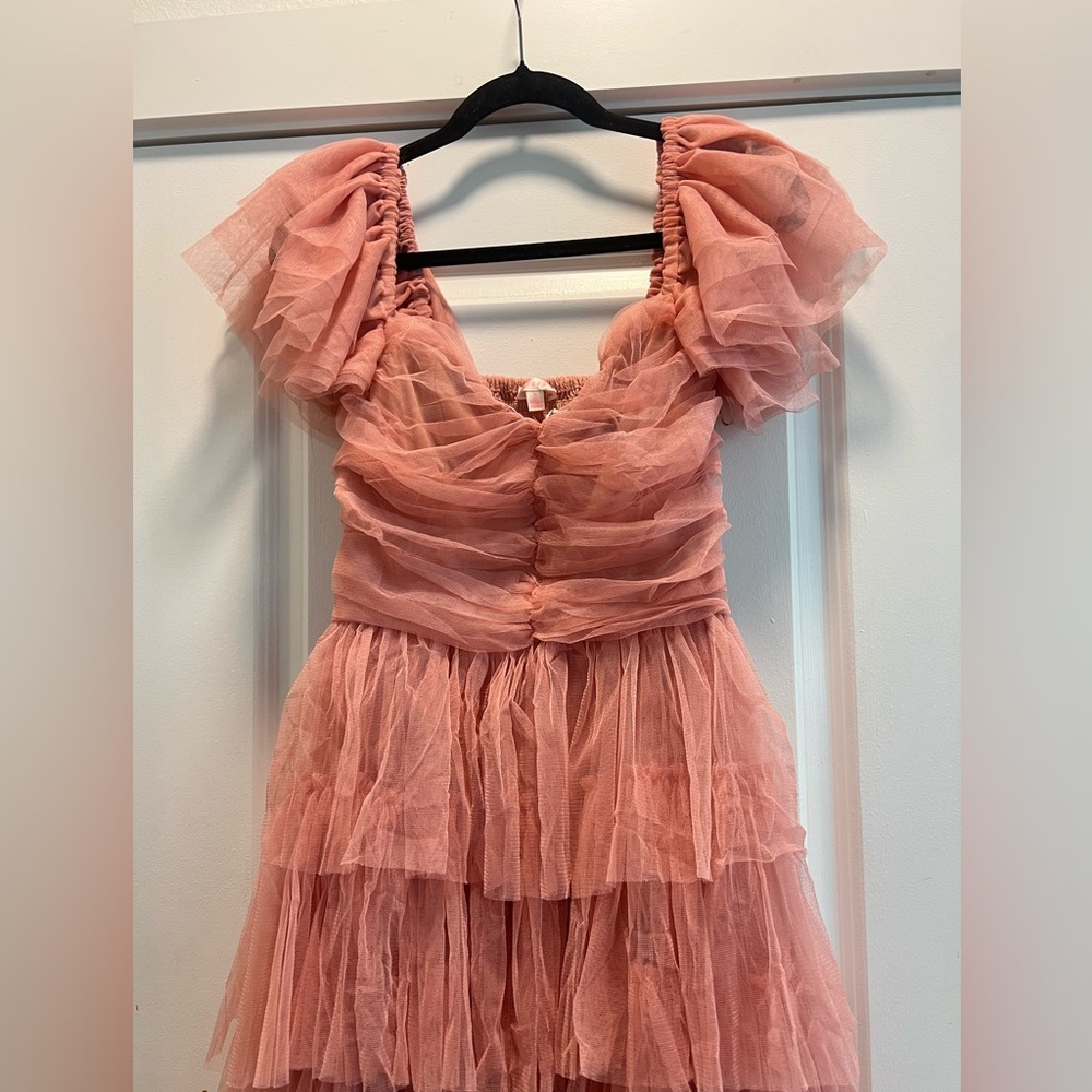 Fantasy Ruffle Maxi Dress - Picture 3 of 4